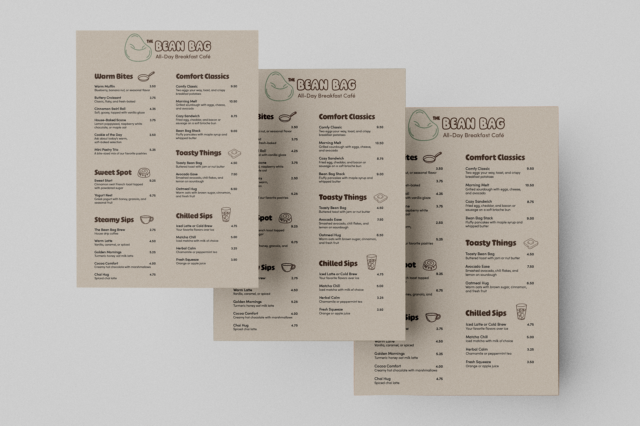 Menu Mockup